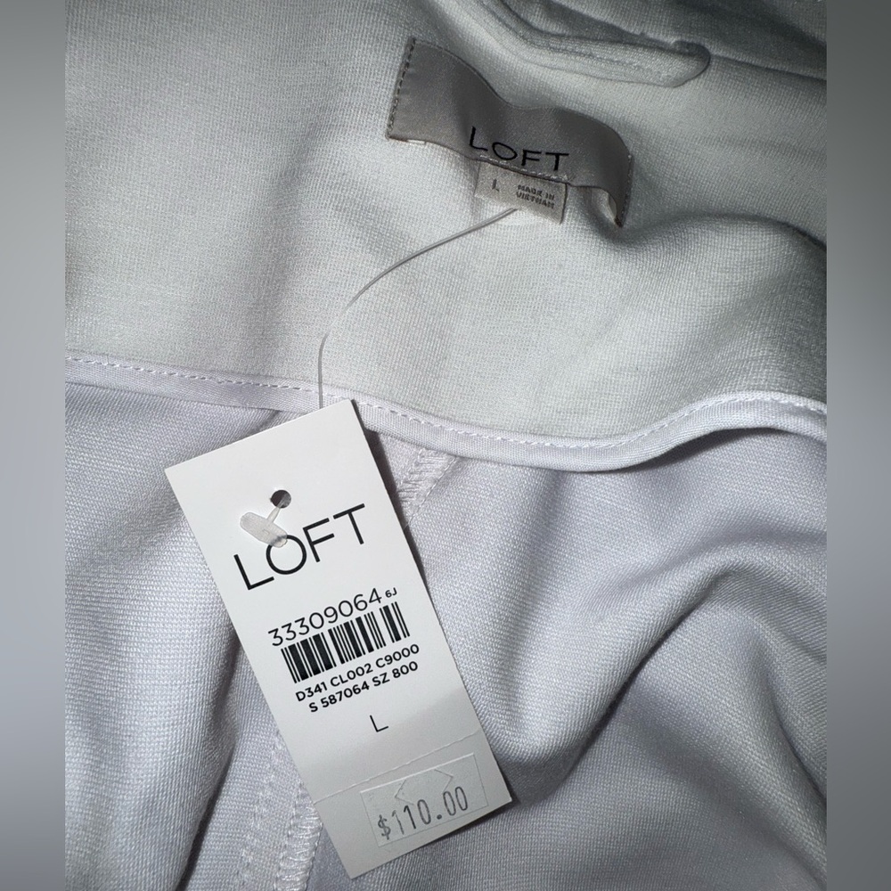 LOFT Classic White Blazer - Picture 3 of 4
